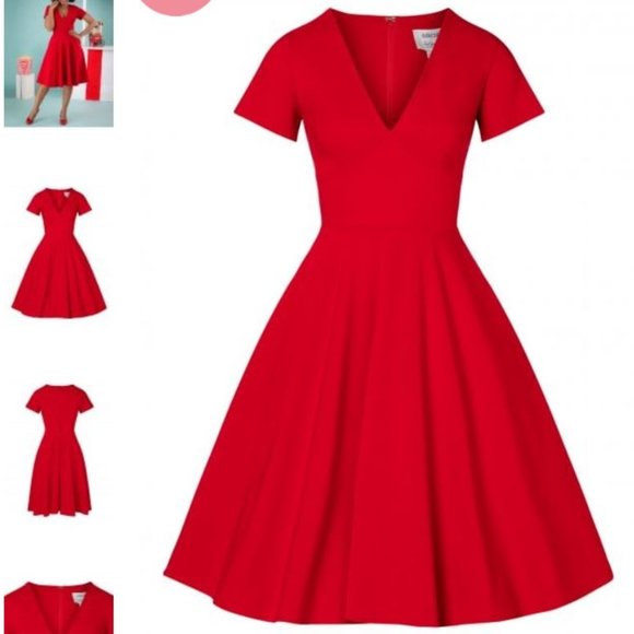 Red Collectif Norah dress - Picture 1 of 2
